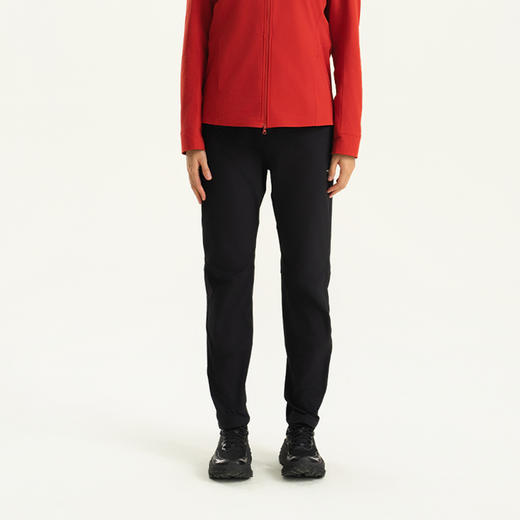 优极 男女款薄绒修身软壳长裤 商品图1