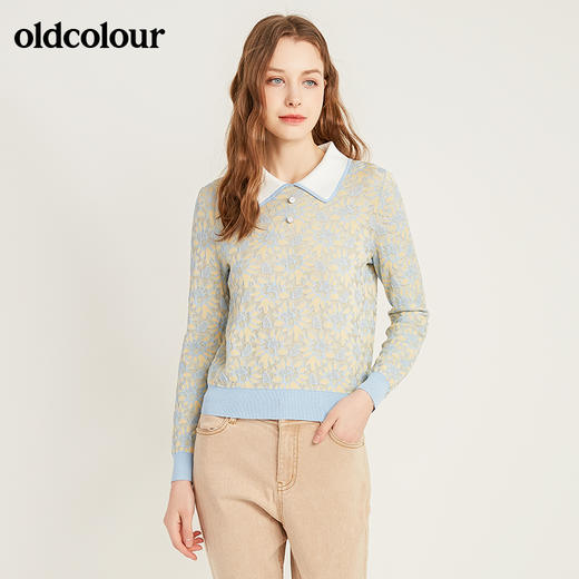 oldcolour欧珂秋冬设计感时尚休闲通勤短款套头衫女GM41052902 商品图3