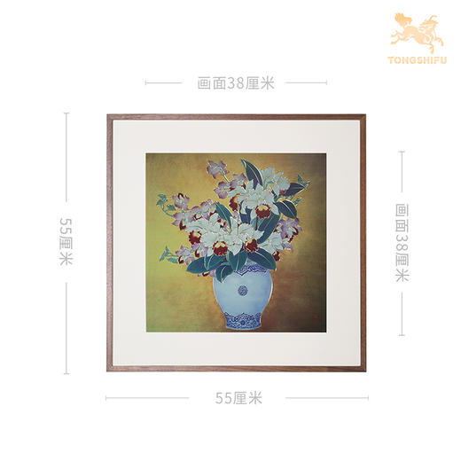 铜师傅 手工錾刻 铜雕画《香满人间》客厅玄关画沙发背景墙装饰画 商品图5