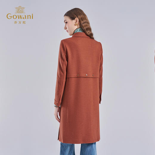 【100%绵羊毛】乔万尼重磅绵羊毛大衣纯羊毛呢子EI4A570 商品图4