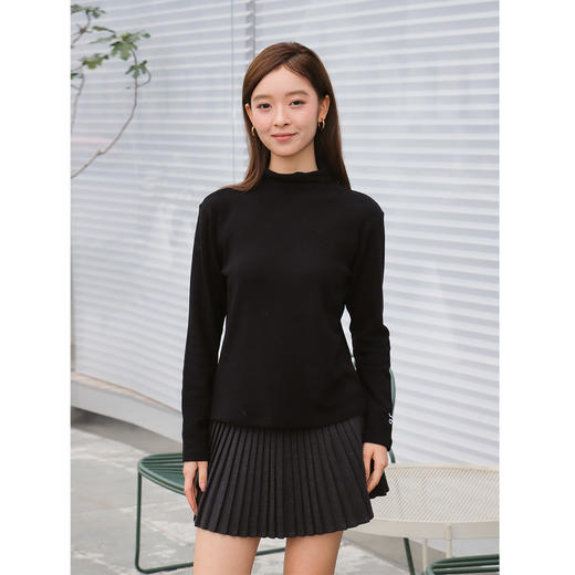 刺绣蝴蝶结半高领打底衫-纪念日百货门店同款167098741 商品图2