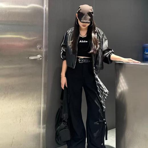 NC&双肩织带皮衣短外套50820（黑）秋季253020460321 商品图0