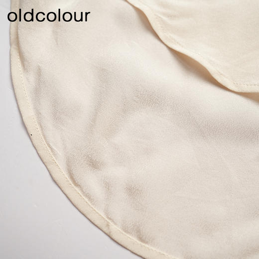 oldcolour欧珂夏季时尚简约宽松休闲纯色短袖衬衫女HO26011459 商品图4