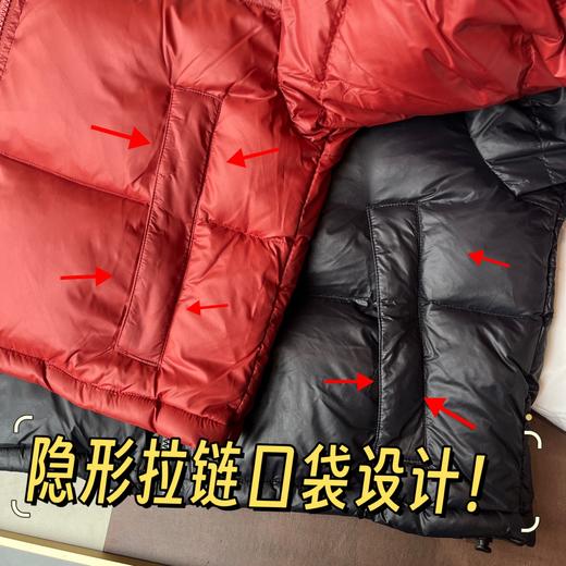 北家肯豆同款徽标Logo印花短款立领面包羽绒服（蕾姐上身S，小短款卡码拍大）（预订两天左右发） 商品图14