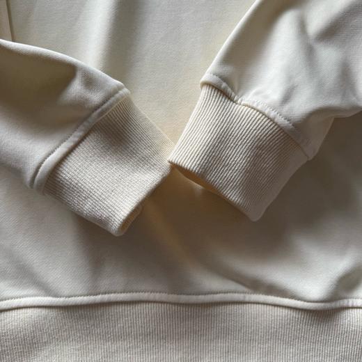 D110416男士圆领卫衣纯色简约刺绣套头休闲上衣 商品图6