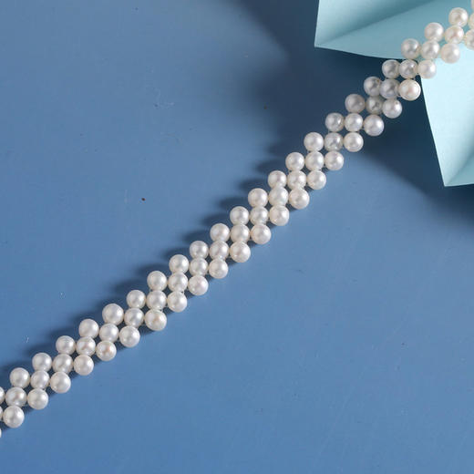 【宏艺珠宝】织梦系列·编织颈链·珍珠项链 商品图3