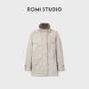 ROMI STUDIO“冬日温暖”复古洗水拆卸毛领厚款棉服外套RWCWWT6628 商品缩略图2
