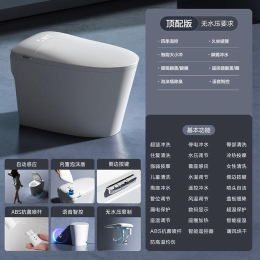 【新款】E41智能马桶  简配/标配/高配/顶配 商品图4