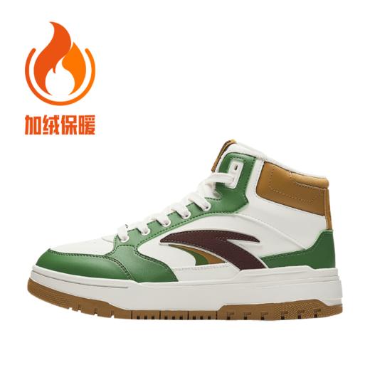 安踏982丨高帮加绒棉鞋板鞋男秋季款保暖加厚休闲板鞋112448961 商品图0