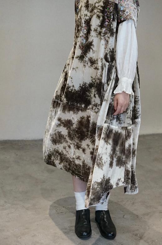 Aodress丝绒刺绣连衣裙 商品图3