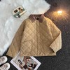 D110405新款卡其色拼接衣领儿童棉服外套女宝款 商品缩略图11