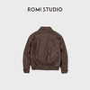 ROMI STUDIO“封蜡皮衣”进口牛皮革重洗水复古皮外套 RWCWWG6090 商品缩略图1
