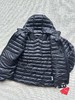 D110422男子简约大方排骨架型连帽户外轻羽绒夹克外套 商品缩略图3