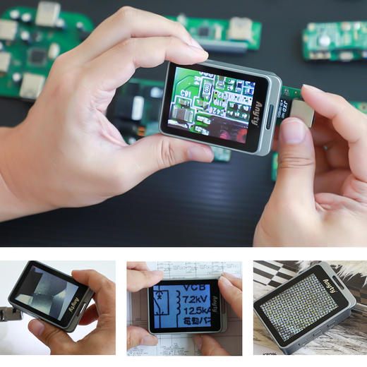 Anyty艾尼提 3R电子大屏显微放大镜 手持显微镜 电子便携显微镜放大镜 商品图1