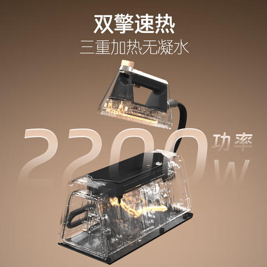 卡萨帝揽光铂金包Pro挂烫机智能温控家用手持升级增压蒸汽熨烫机熨斗智能识衣护衣快速除皱CY-SZPROU1 商品图5