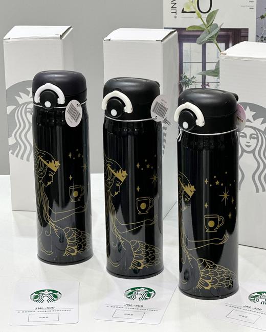 D110431海洋系列保温杯500ml大容量美人鱼限定保温杯 商品图2