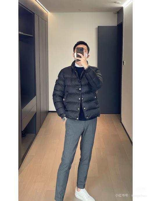 MC蒙口男士立领轻薄羽绒服 商品图0