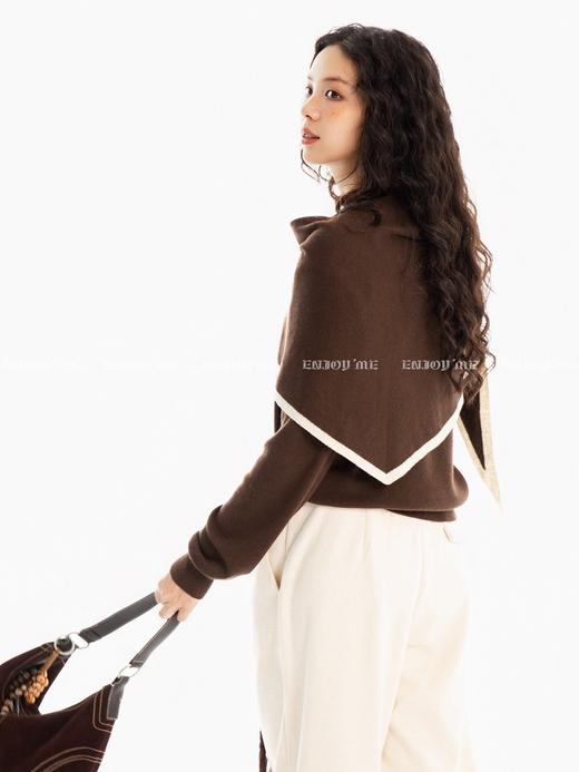 【门店同款】ENJOY冬季“游牧漫寻”披肩针织衫 167296165 商品图3