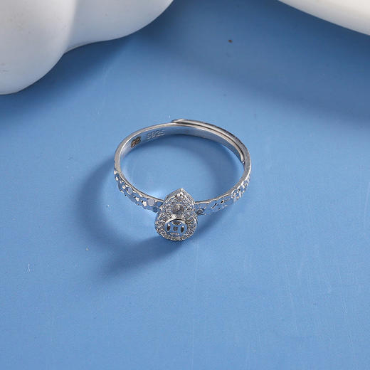 【宏艺珠宝】禄葫聚财·银s925戒指 商品图2