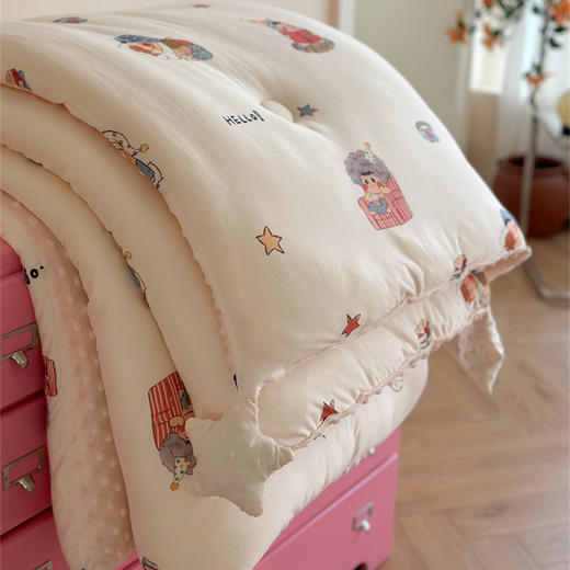 【品牌直发】加倍生活 A类针织棉豆豆绒大豆星星被 春秋被/冬被/加厚冬被 大豆纤维填充 可机洗 商品图2