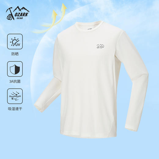 OZARK奥索卡男款功能长T百搭简约25年秋冬款OAGMT532101 商品图0