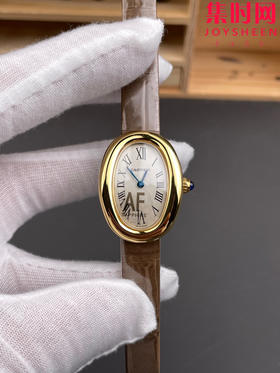 AF卡地亚Baignoire浴缸系列 女士石英腕表 高端美洲鳄鱼皮表带版