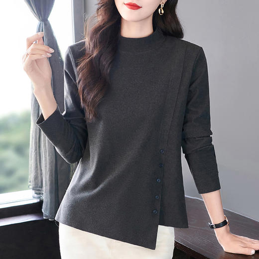 爆款德绒打底衫女内搭2026新款秋大码长袖上衣可外穿品牌正品高档 商品图3