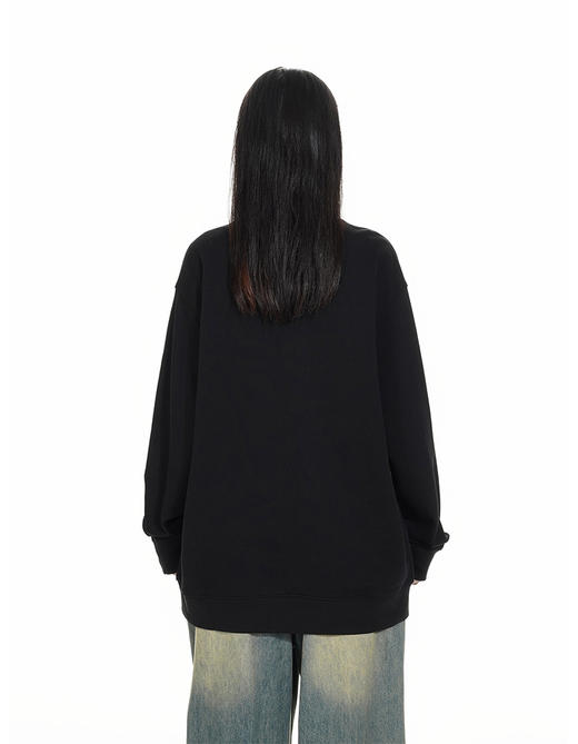 【品牌直发-明星同款】Smiley圆领卫衣【李*直播同款】法国品牌Smiley时尚百搭 商品图3