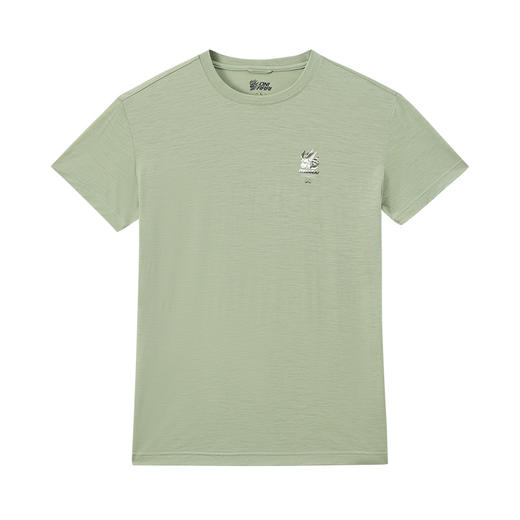 ONIARAI/鬼洗25秋冬美丽诺羊毛轻薄短袖T恤休闲男式短袖 B840289 商品图3