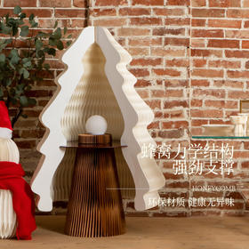 树心发光圣诞树 | 十八纸 折叠发光商场新年装饰桌面客厅摆件（节庆特殊产品非质量问题不退换，介意慎拍）