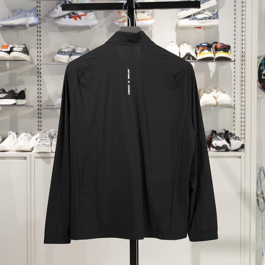 李宁运动外套男子健身系列轻薄透气针织立领风衣AFDV239 黑色AFDV239 商品图1