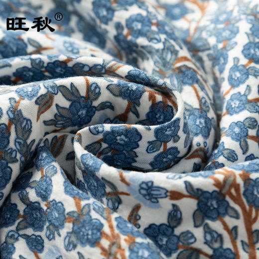 雀说桑蚕丝填充棉服女圆领妈妈装秋冬保暖外穿棉衣外套ALAYN02A 商品图2