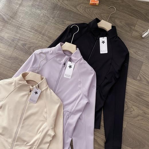 迪桑特TRAINING系列女士加绒速干长袖拉链衫 商品图1