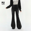 P&X设计师女装2025冬季时尚紧身微喇叭裤牛仔长裤825410167 黑色 商品缩略图4