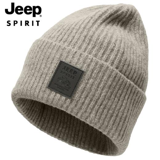 【专属】JEEP SPIRIT【秋冬新款羊毛帽子】加厚护耳帽子针织保暖男女款帽子加绒保暖围脖 商品图2