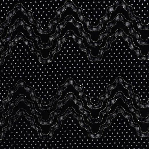 T4986SDSA秋冬新款痞帅男装潮牌撞色绒面波点半高领长袖T恤简约百搭 商品图3