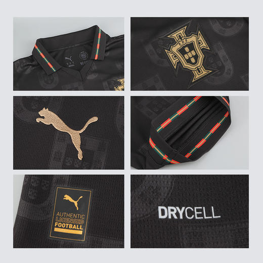 小李子PUMA彪马葡萄牙球迷版运动短袖比赛球衣成人男783894 19 商品图3