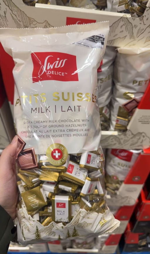 特价！瑞士Swiss Delice72%纯黑巧克力/白巧克力（1.5公斤/袋 大包装）温哥华直邮