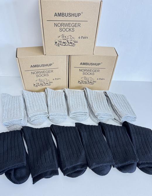 AMBU&SHUP男士羊毛袜套装 商品图2