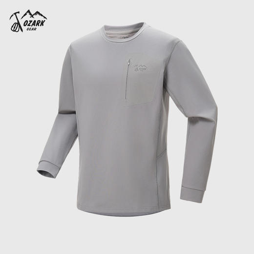 OZARK奥索卡男款圆领长袖T25年秋冬款百搭保暖OAGMT532111 商品图2