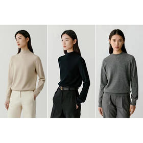 【高品质私服】【IC粗纺羊绒高领套头针织衫】色泽自然柔和，条干均匀，纹路清晰，绒面丰富G1126-CC【无标出货 介意慎拍】