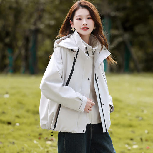 三合一外套时尚可拆卸内胆，两件套加厚保暖棉服HR-LYSX25605 商品图2