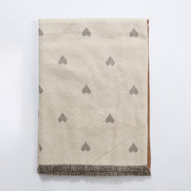 韩系美拉德双面爱心双色围巾-纪念日百货门店同款165200561