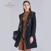 【绵羊毛】乔万尼连帽休闲重工国风设计感精致绵羊毛双面尼羊毛大衣ES4A447 商品缩略图1