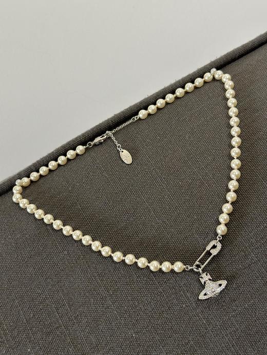 西太后 银色别针土星珍珠项链（满珍珠）（XK） 商品图2