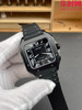 新卡地亚BV山度士系列WSSA0039 黑武士 全黑桑托斯 年度新款 ADLC黑色碳镀层 男士腕表 李现同款 商品缩略图1