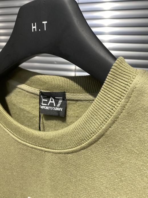 D110423秋冬男士加厚加绒保暖圆领印花重磅卫衣 商品图12