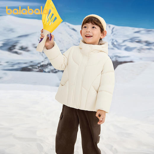 【商场同款】巴拉巴拉童装女童羽绒服2025新款冬装连帽外套甜美萌 商品图1