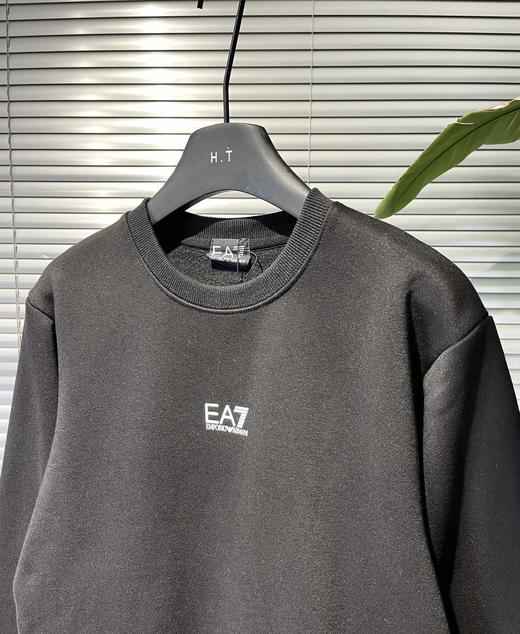 D110423秋冬男士加厚加绒保暖圆领印花重磅卫衣 商品图2