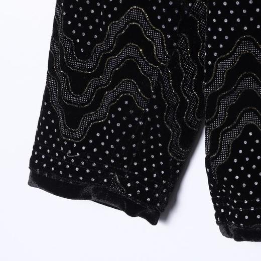 T4986SDSA秋冬新款痞帅男装潮牌撞色绒面波点半高领长袖T恤简约百搭 商品图4